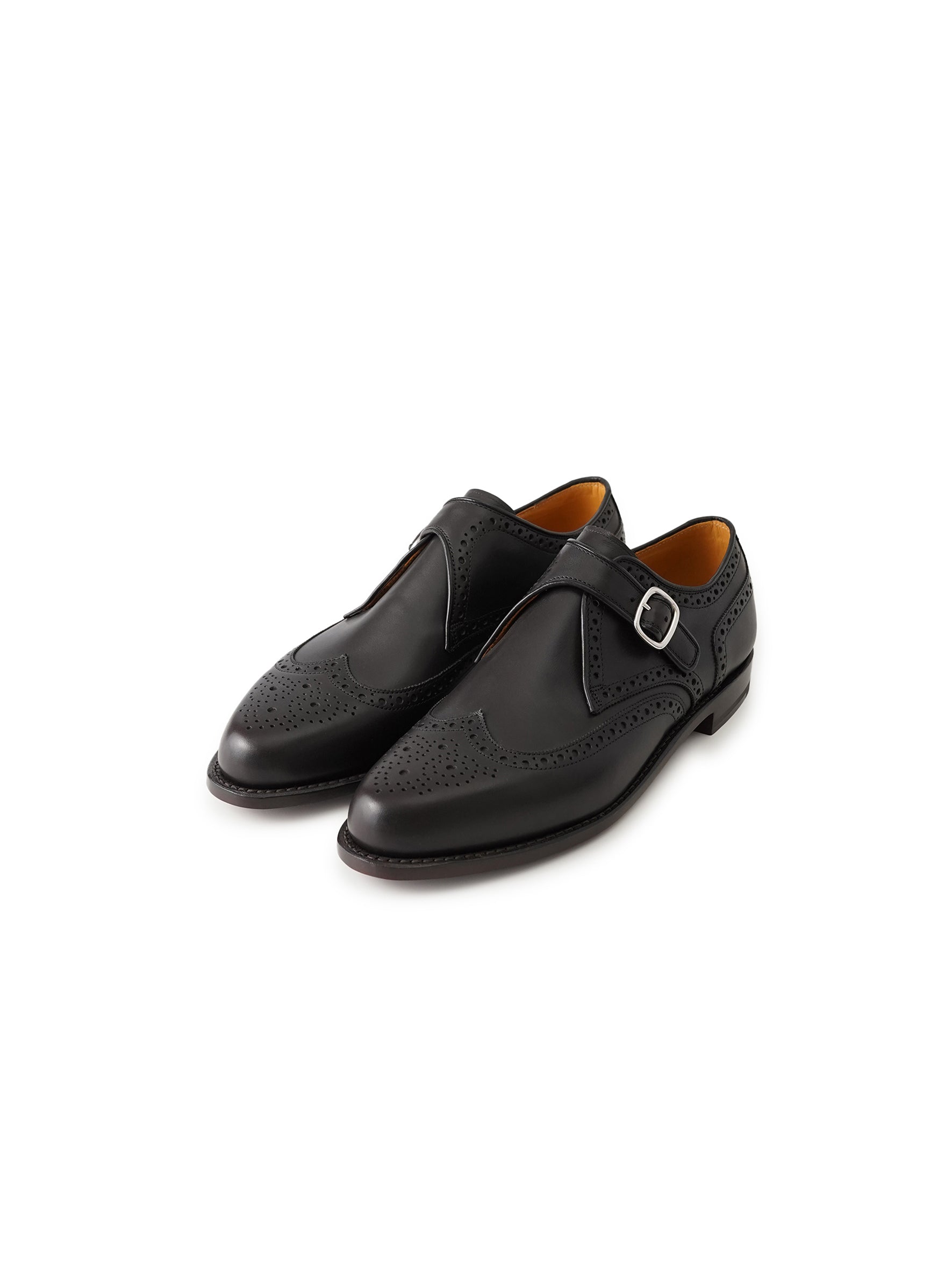 Espresso-colored single monk
